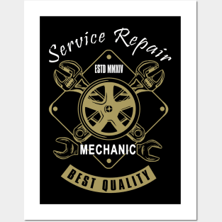 Service Repair Posters and Art